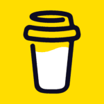 Logo from Buy me a Coffee brand.
